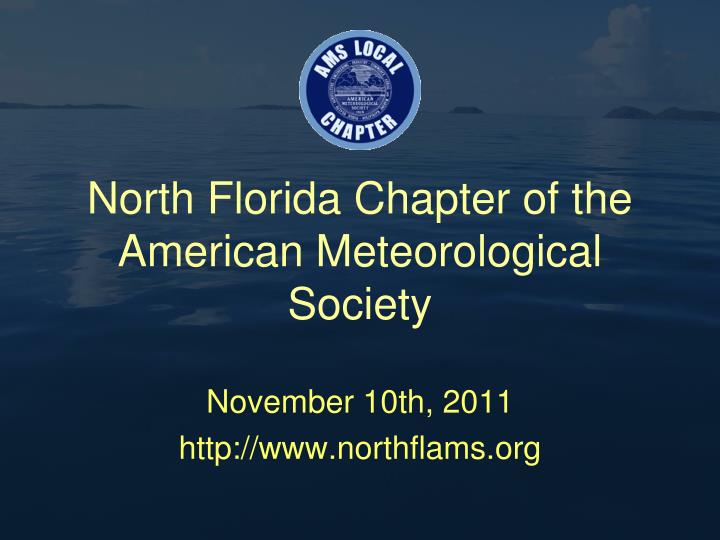 north florida chapter of the american meteorological society