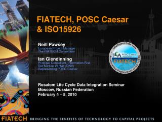 FIATECH, POSC Caesar &amp; ISO15926