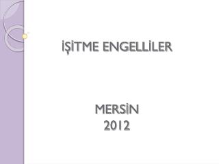 tme engell ler mers n 2012