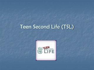 Teen Second Life (TSL)