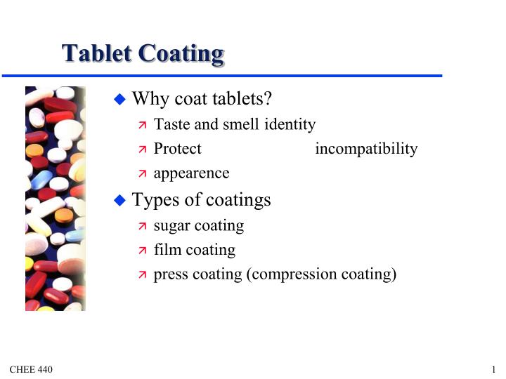 tablet coating