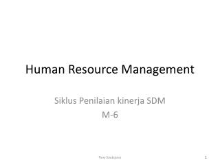 human resource management
