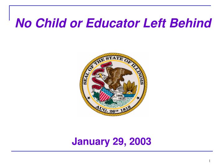no child or educator left behind