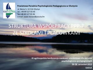 struktura wsp pracy ppp p ze szko ami i plac wkami