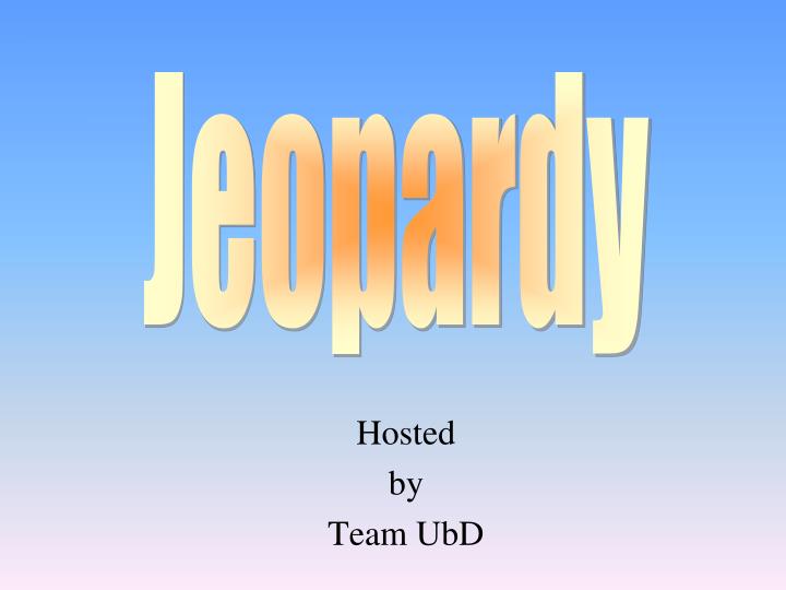 hosted by team ubd