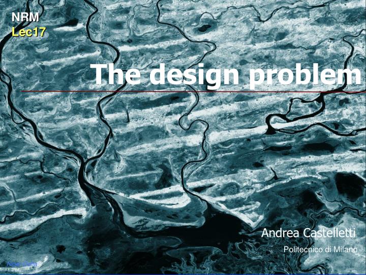 the design problem
