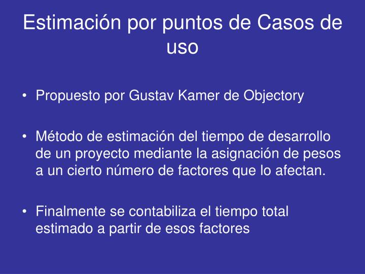 estimaci n por puntos de casos de uso