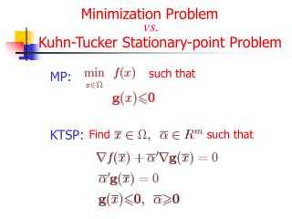 Minimization Problem