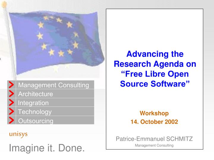advancing the research agenda on free libre open source software