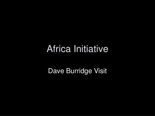 Africa Initiative