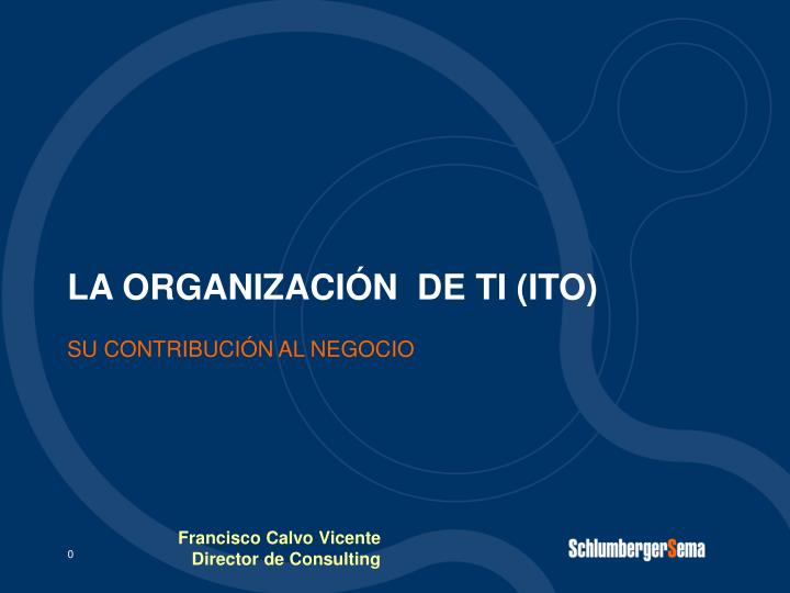 la organizaci n de ti ito