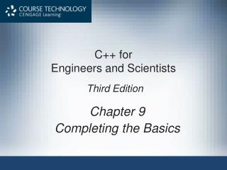 Chapter 9 Completing the Basics