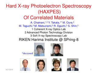 Hard X-ray Photoelectron Spectroscopy (HAXPES) Of Correlated Materials