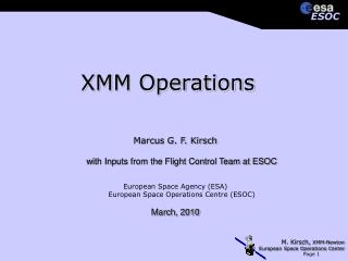 XMM Operations