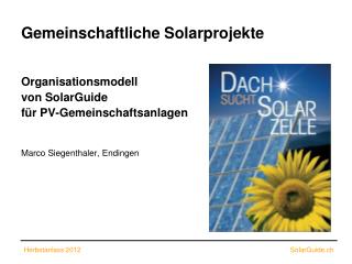 gemeinschaftliche solarprojekte