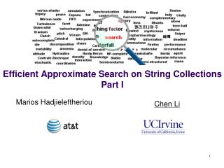 Efficient Approximate Search on String Collections Part I