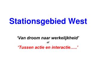 stationsgebied west