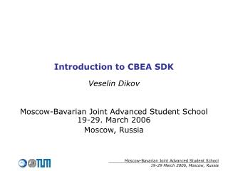 Introduction to CBEA SDK