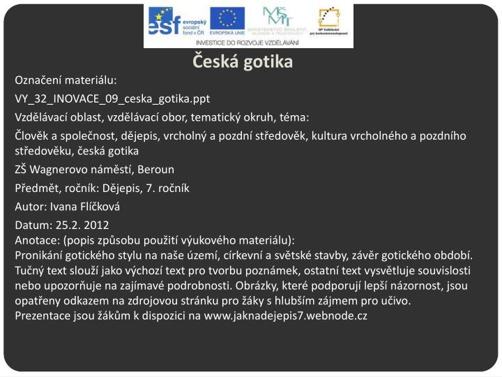 esk gotika