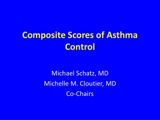 composite scores of asthma control