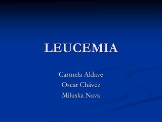 leucemia