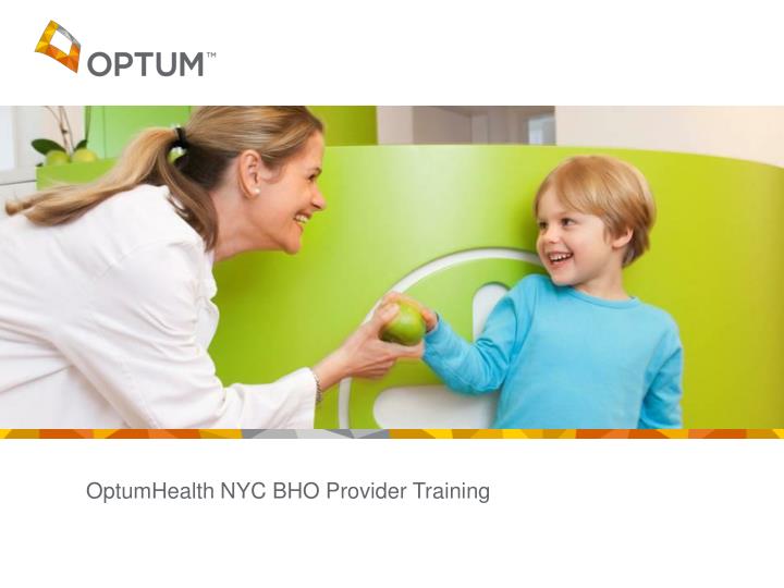 optumhealth nyc bho provider training
