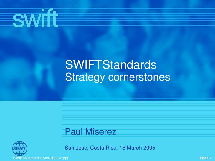 swiftstandards strategy cornerstones