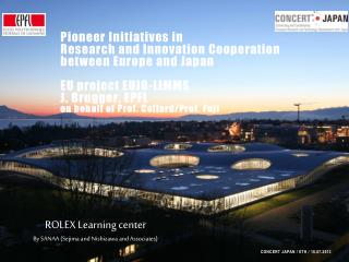 Pioneer Initiatives in Research and Innovation Cooperation between Europe and Japan
