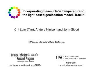 Incorporating Sea-surface Temperature to the light-based geolocation model, TrackIt