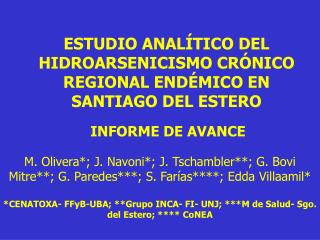 informe de avance