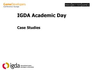 IGDA Academic Day