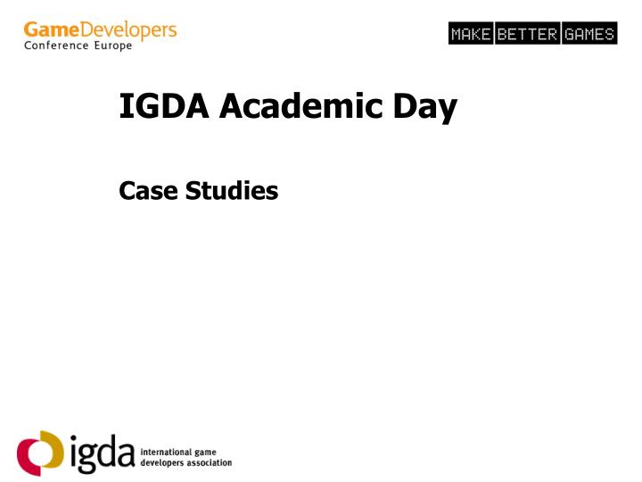 igda academic day