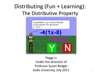 Distributing (Fun + Learning): The Distributive Property