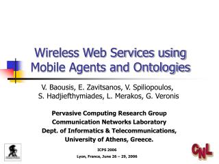 Wireless Web Services using Mobile Agents and Ontologies