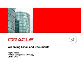 Archiving Email and Documents