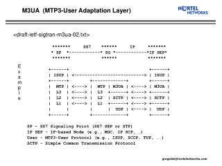M3UA (MTP3-User Adaptation Layer)