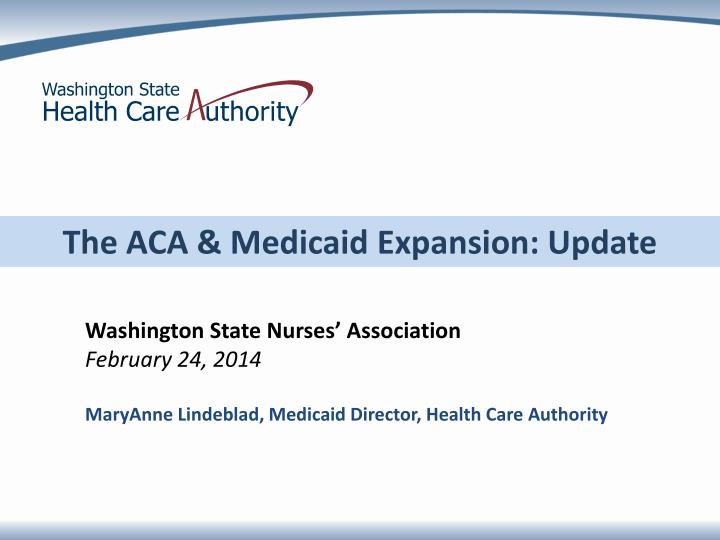 the aca medicaid expansion update