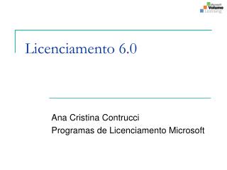licenciamento 6 0