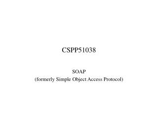 CSPP51038