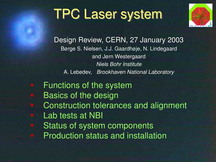 tpc laser system