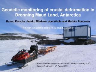 Geodetic monitoring of crustal deformation in Dronning Maud Land, Antarctica