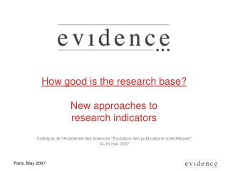 What is Evidence ?