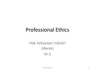 professional ethics