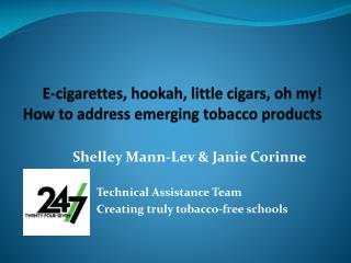 E-cigarettes, hookah, little cigars, oh my! How to address emerging tobacco products