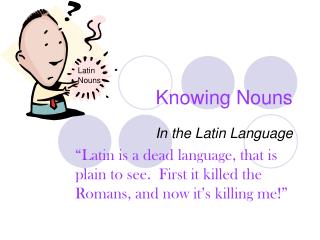 Knowing Nouns
