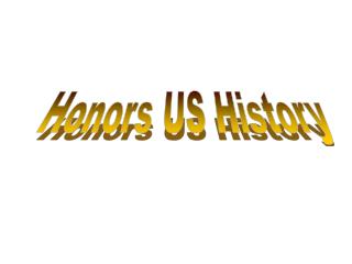 Honors US History