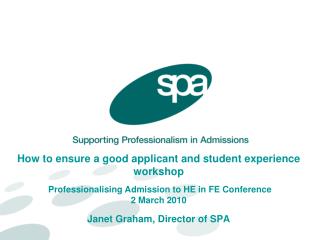 How to ensure a good applicant and student experience