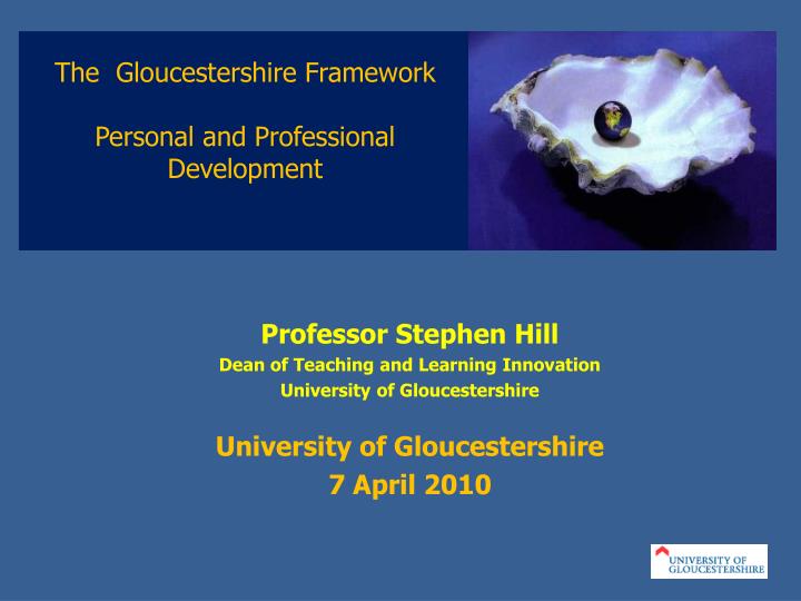 the gloucestershire framework personal and professional development