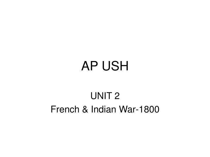 ap ush