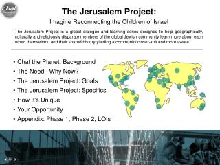 The Jerusalem Project: Imagine Reconnecting the Children of Israel